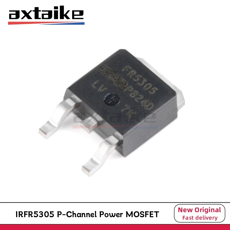 

10PCS IRFR5305TRPBF FR5305 TO-252 55V 31A 110W IRFR5305PBF IRFR5305 DPAK SMD P-Channel Power MOSFET Transistor