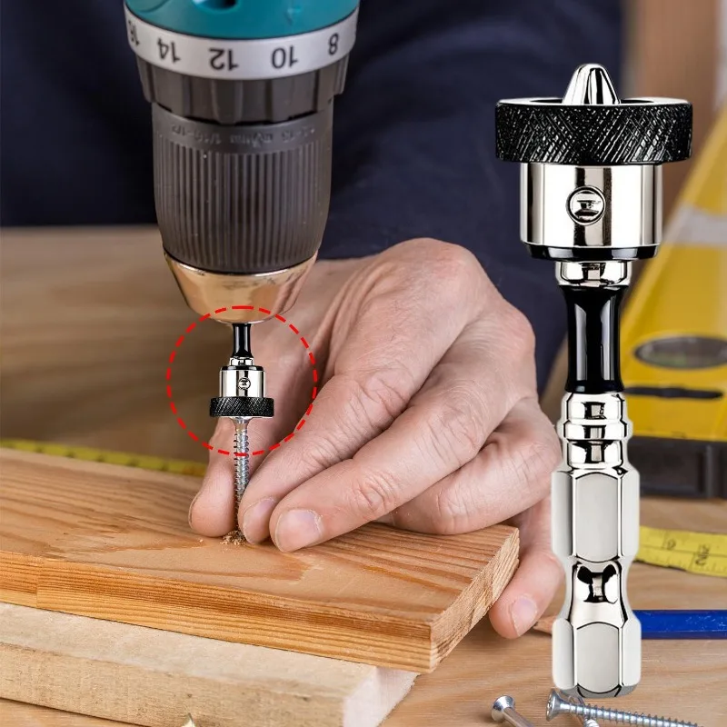 Hex Shank Magnetic Positioning Screwdriver Bit Alloy Steel Drywall Screw Setter Plasterboard Locating Batch Head Drilling Tools