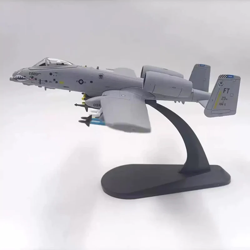 1:100 Scale WLTK A-10 Attack Fighter Jet Simulated Alloy Toy Aircraft Model Classic Collectible Decorative Piece Souvenir