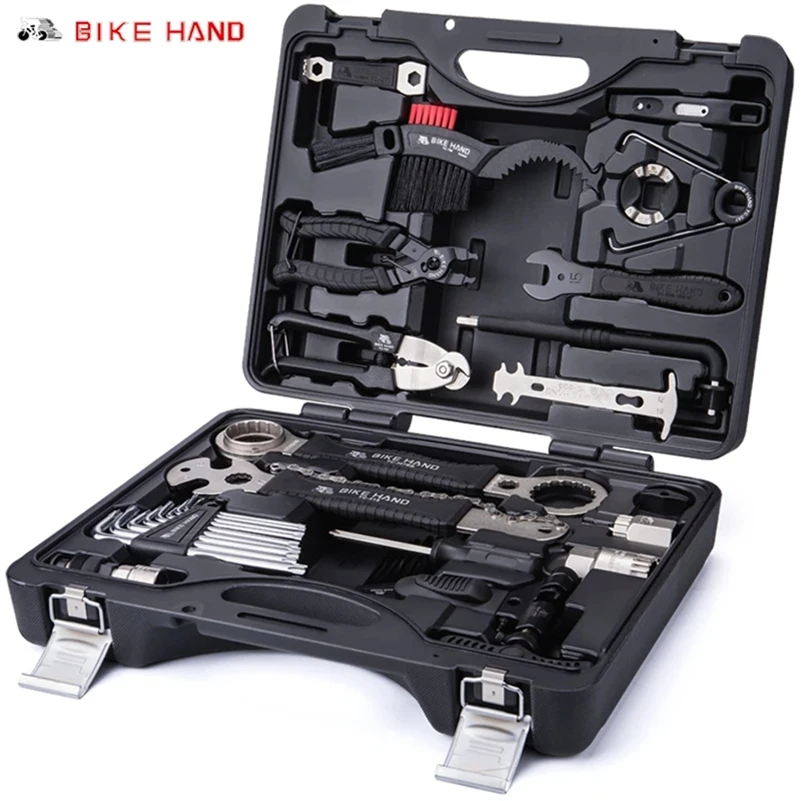 BikeHand Bicycle Repair Tools Professional Bike Maintenance Tool Kit Multi-function Bike Repair Tool Tire Chain Repair Tools Set