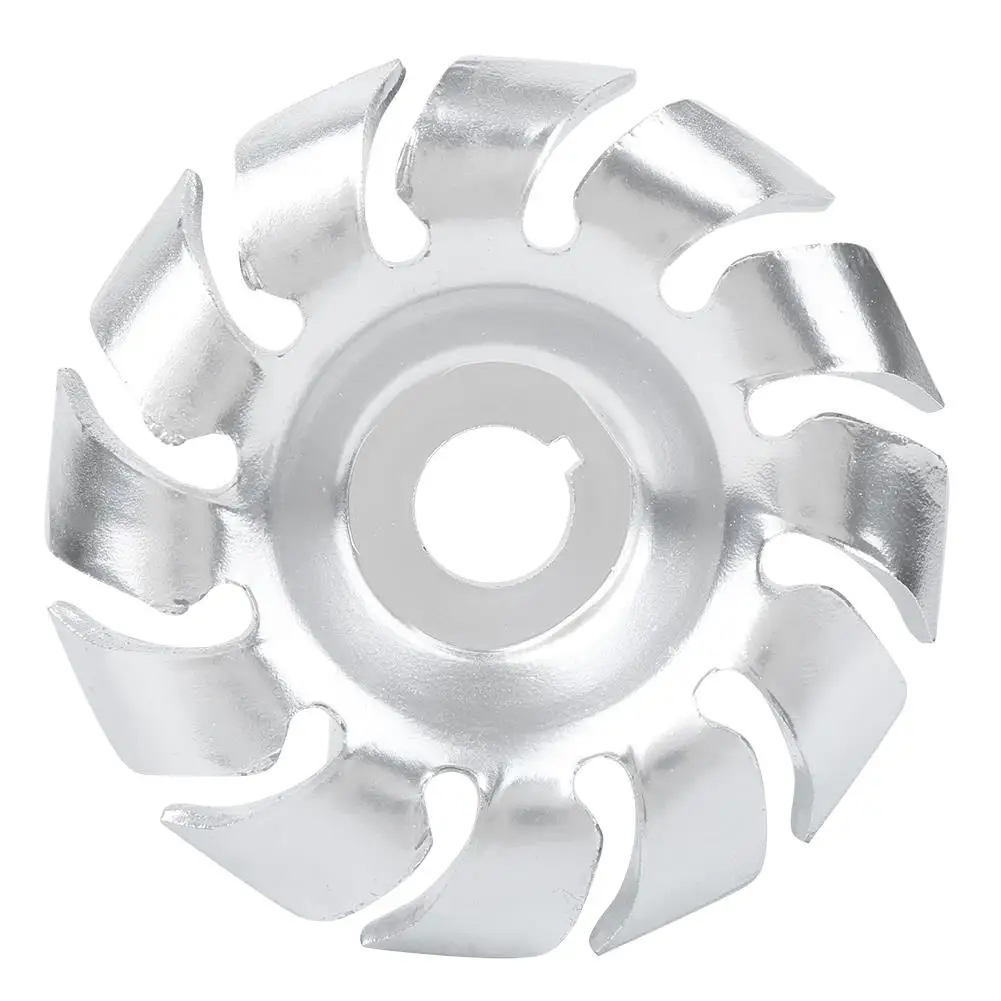 

90mm Manganese Steel Wood Carving Disc 12 Tooth Woodworking Shaping Tool Engraving Polishing Wheel for Wooden Crafts