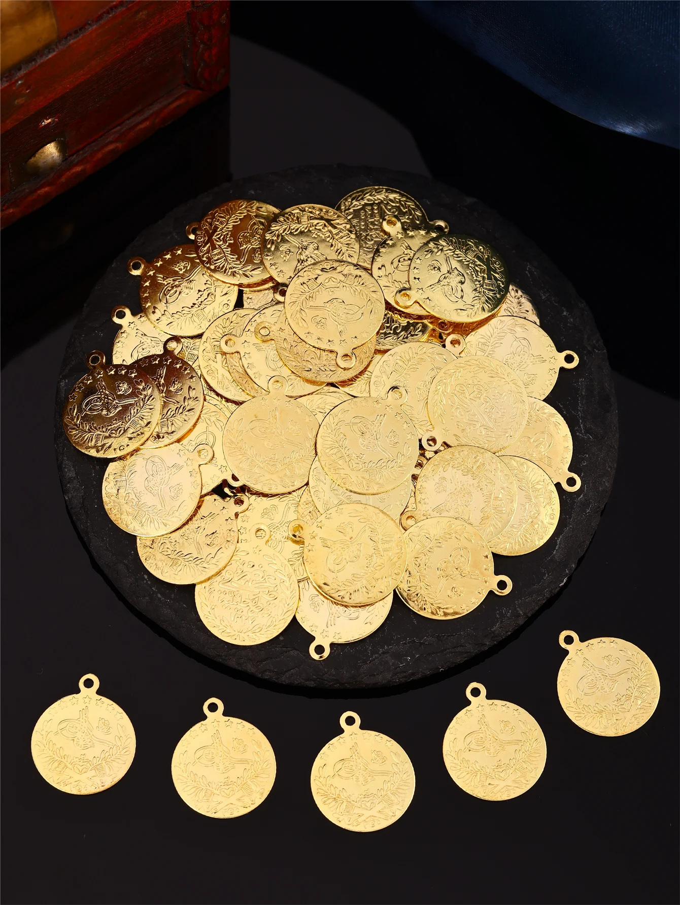 إكسسوارات عملات معدنية بنمط عثماني تركي، إكسسوارات عملات قفطان نسائية يمكنك صنعها بنفسك