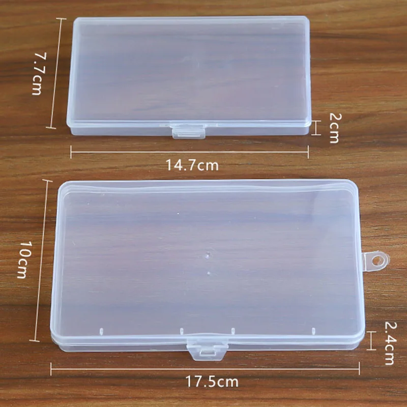 Boîte de Rangement Transparente pour Scrapbooking, Accessoire Anti-Poussière, Conteneur d'Autocollants, Grande Mallette, 1 Pièce