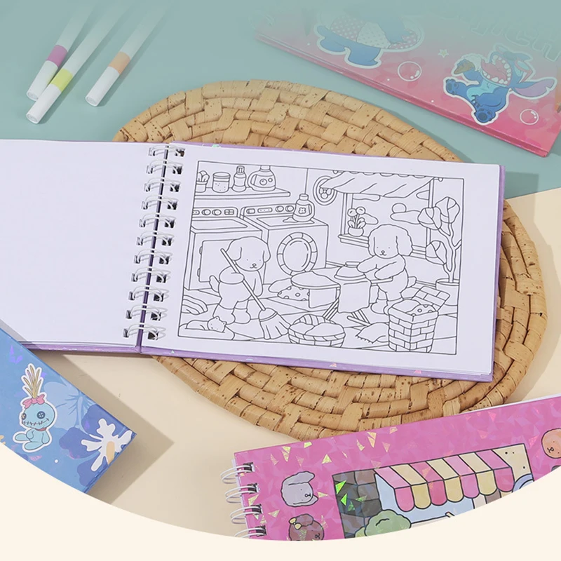 "Captivating Coloring Book with Kapibala Animal Characters; Little Bear Doodle Book; Unique Teen Gift"