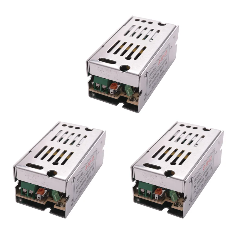 

Y50A-3X Voltage Transformer Power Supply AC 110/220V To DC 12V 1A Silver