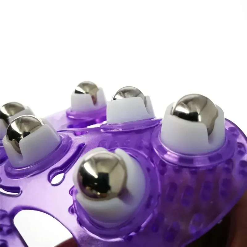 الكرة الدوارة تدليك الجسم قفاز العضلات لتخفيف الآلام الاسترخاء مكافحة مُدلك سلوليت لليد الرقبة الظهر الكتف الأرداف الرعاية الصحية