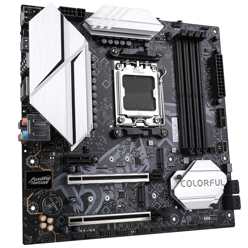 ColorfulBATTLE-AX B650M-PLUS V14 B650M-PLUS V14 DDR5 6400+(OC) MHz M.2 USB3.2 128G Double Channel Socket AM5 Motherboard