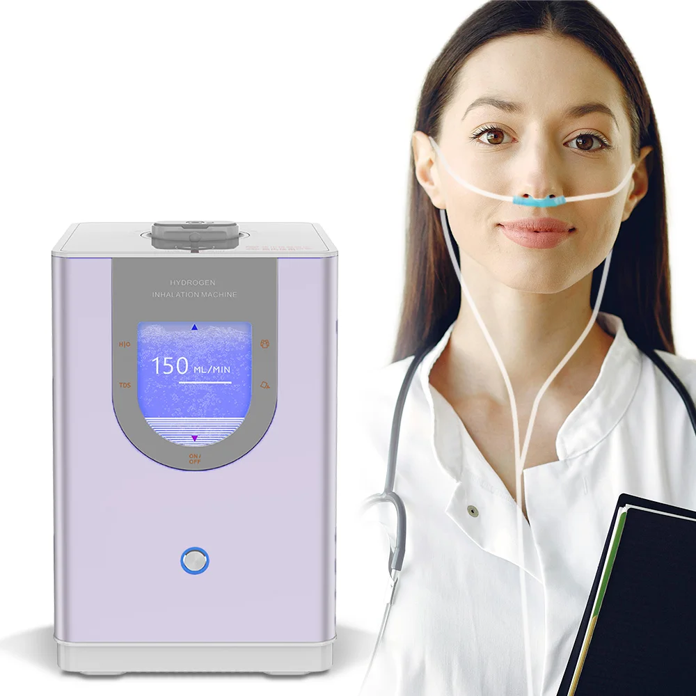 Molecular Hydrogen Generator Hydrogen Gas Inhalation Machine H2 Absorption Device Hydrogen Water Generator Portable Moleculal