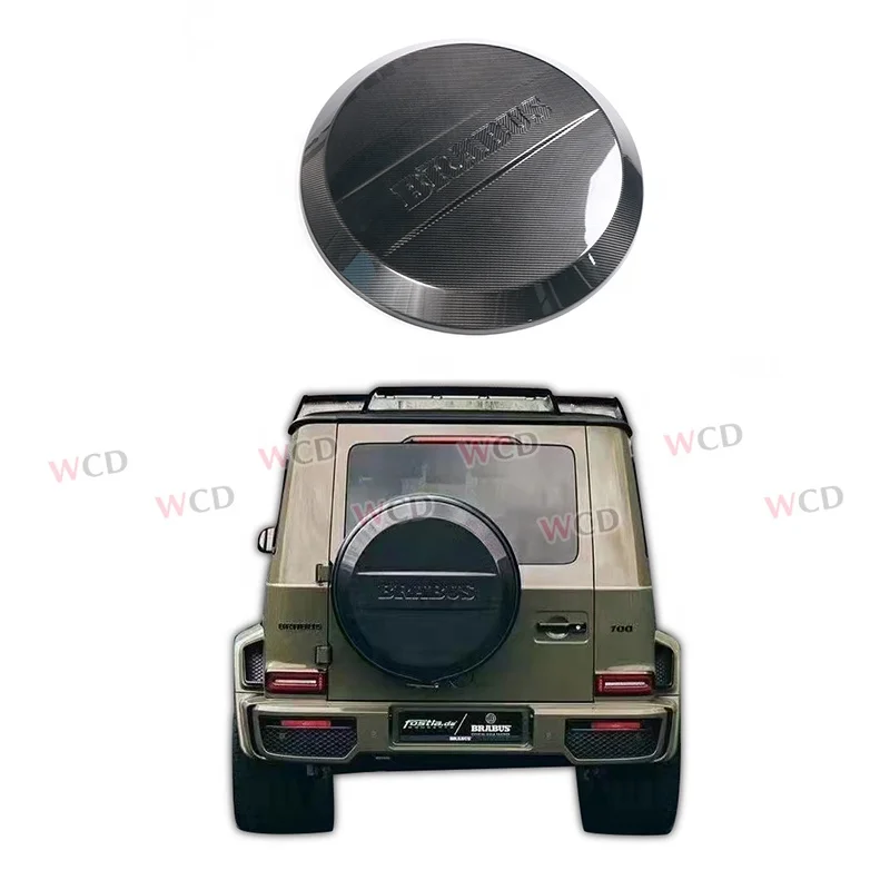 

B Style Carbon Fiber Rear Trunk Spare Wheel Cover for Mercedes Benz G-class W464 W463 G63 G350 G550 Rear Tire Cover