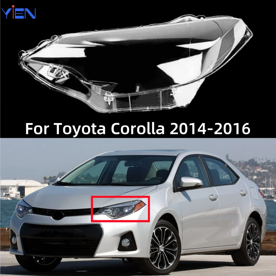 

Аксессуары для Toyota Corolla 2014 2015 2016, крышка фары с использованием прозрачного ПК, производство пластикового сырья
