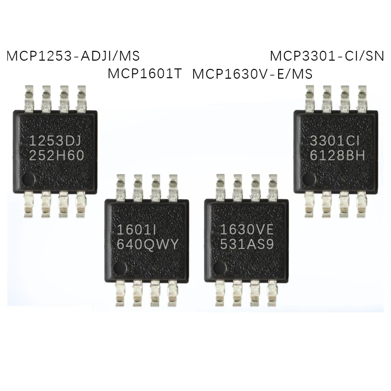 1PCS MCP1601T MCP1630V-E/MS MCP1253-ADJI/MS MCP3301-CI/SN