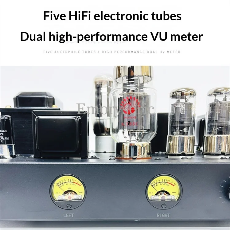 PSVANE KT88 Buizenversterker DIY-kit / Afgewerkt, Single-Ended Klasse A met buisgelijkrichter