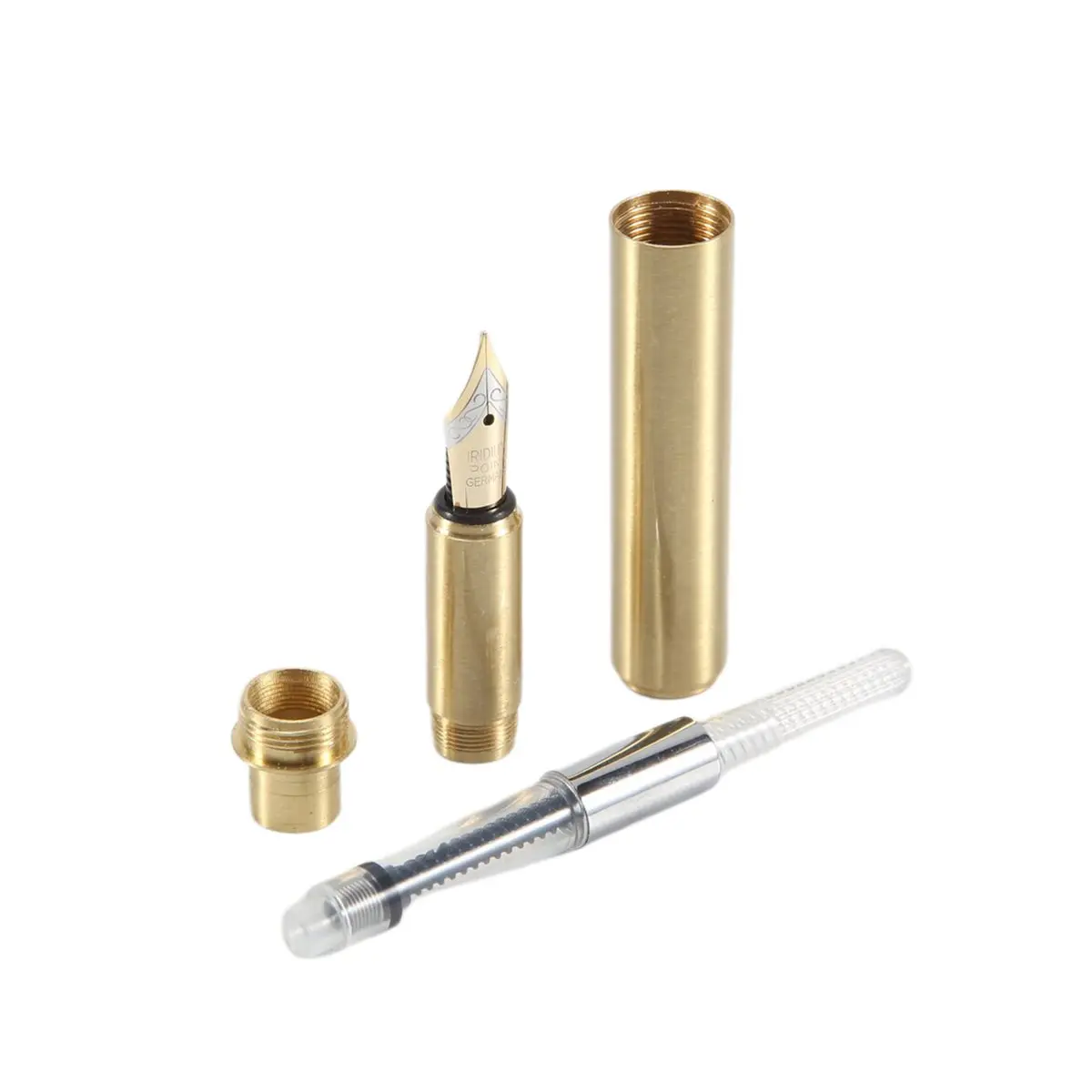●Woodturning Pen Kit with Refill Copper Turning Supplies for DIY Making Classroom Supplies, Teacher Student Gifts