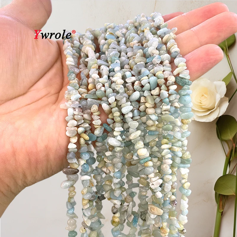 Natural Stone 3-5mm 30inch Irregular Amazonite Loose Spacer Beads for Jewelry Making Diy Necklace Bracelet Charms Accessories