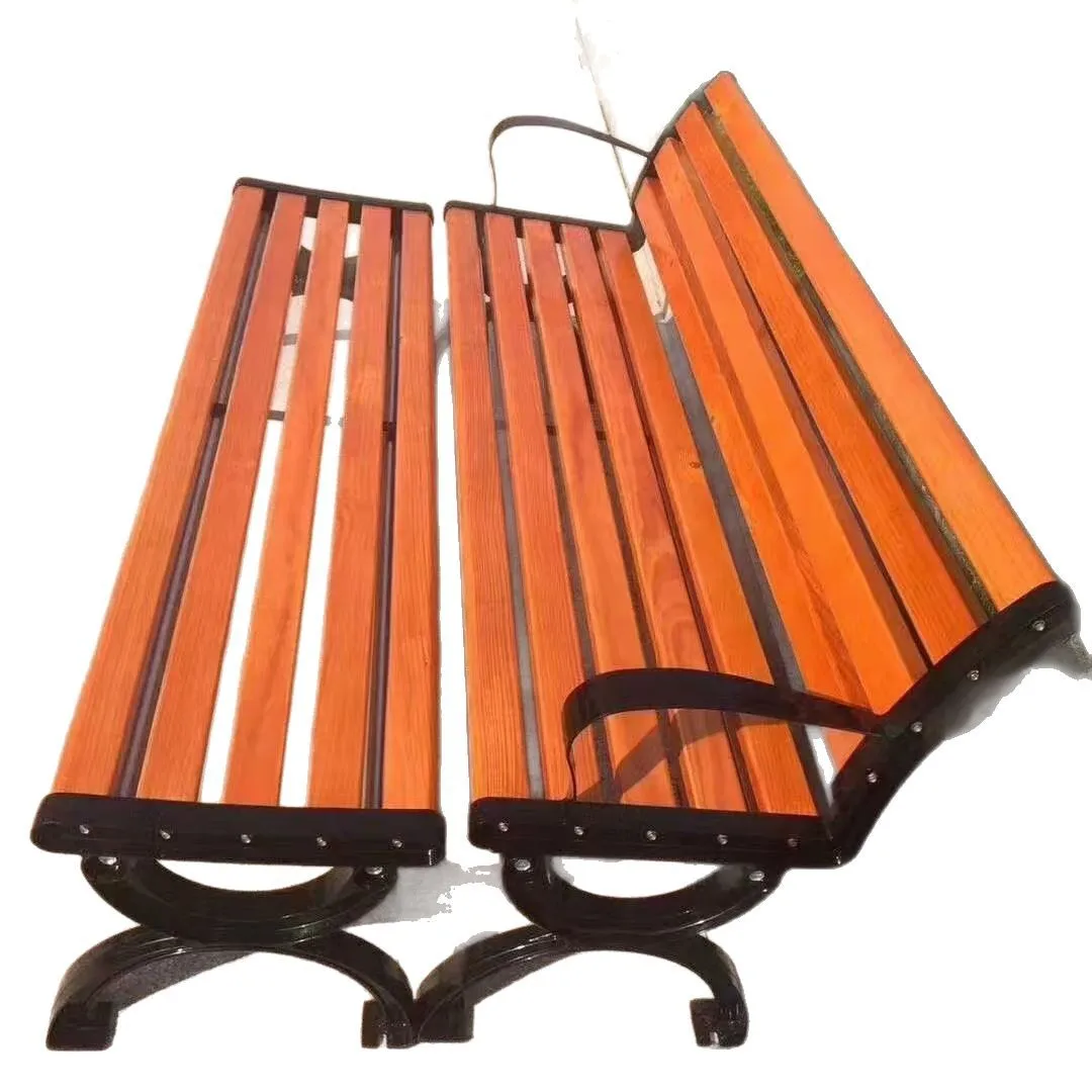 

Уличный парковый стул, квадратный антикоррозийный деревянный стул, чугунная скамейка для отдыха, спинка сиденья, производитель нержавеющей стали