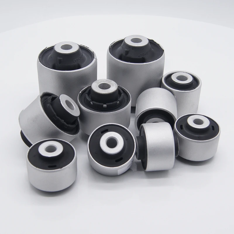 

10 pcs auto rubber bushing Control Arm Bushing kits for A4 A5 A6 A7 A8 Q5 OE 4E0407181B 4E0407182C 4F0407183E 8D0407515C