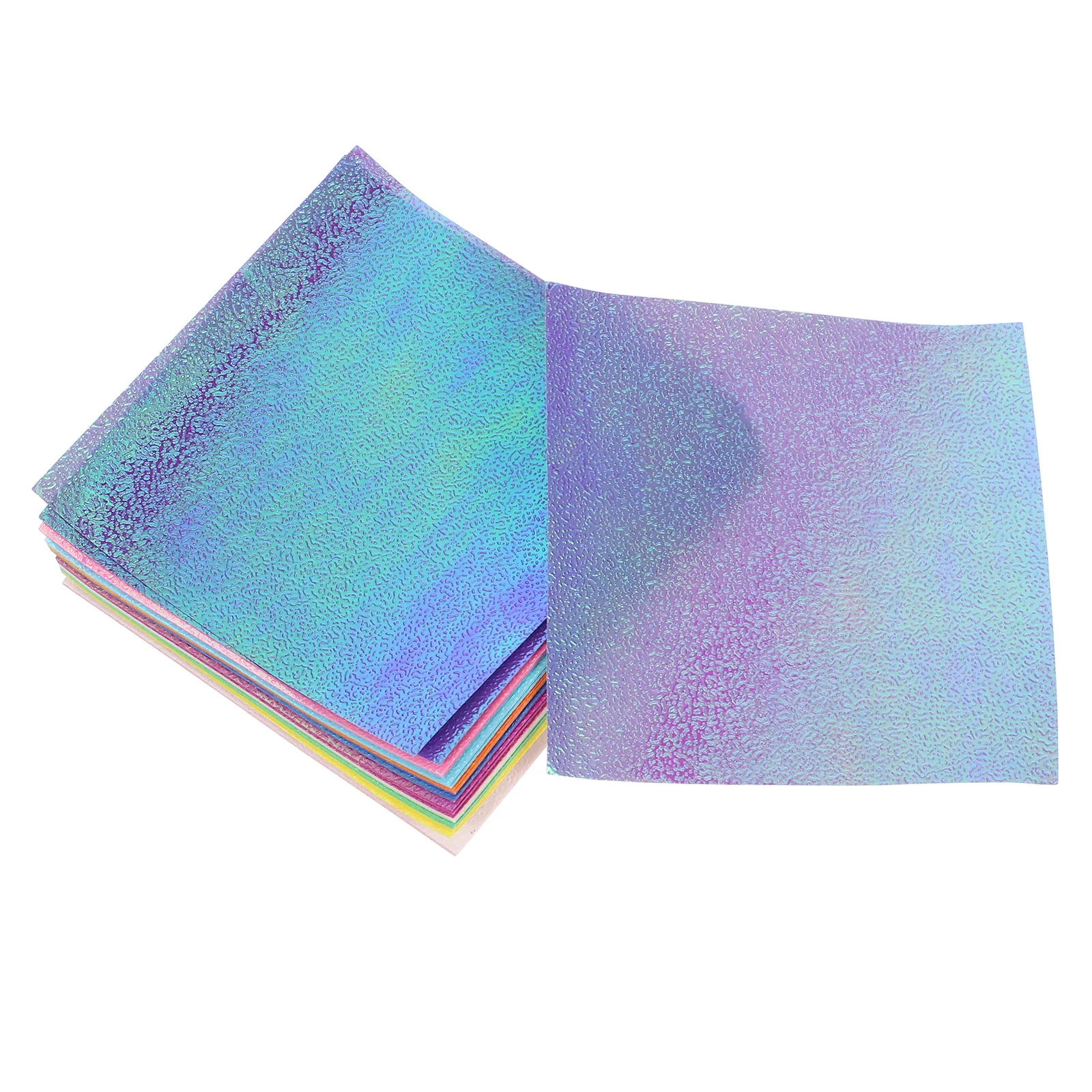 50Pcs Shimmer Folding Paper for DIY Origami Crafts Delicate Handicraft Sheets Ideal for Printing Painting Decorative Art