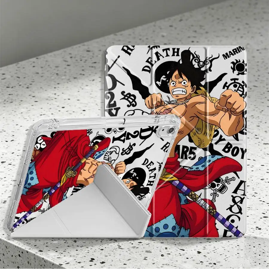 Tablet Case For Samsung Galaxy Tab S10 Lite A8 A11 S8 S9 Plus S7 FE A9 Plus With Pen Slot Cover Ones Pieces Cool Luffy