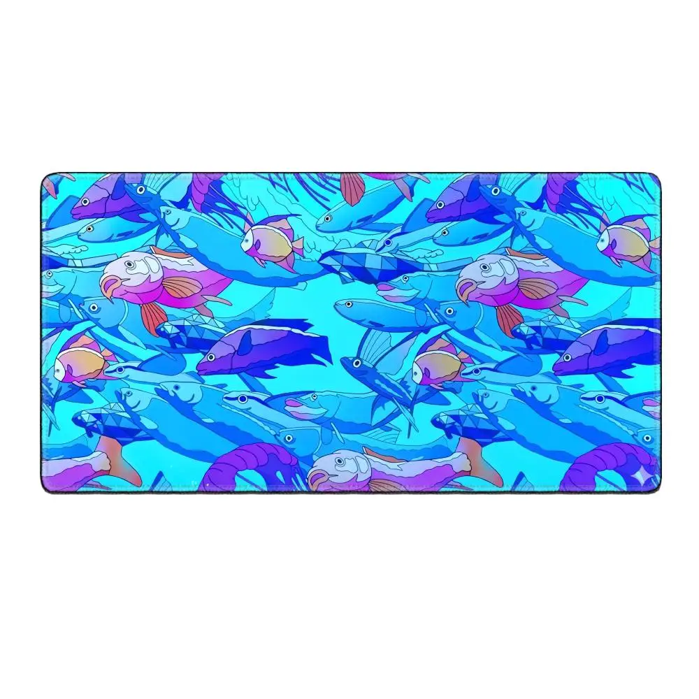 Podkładka pod mysz z gumy z nadrukiem HD, ryby, do laptopa, biura, gamingowa, akcesoria dla graczy, podkładki pod mysz anime, mata na stół, dywanik pod mysz. — zdjęcie produktu 7