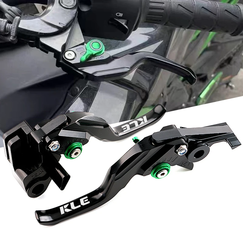 2025 جديد دواسة فرامل رافعة دراجة نارية CNC قابل للتعديل دواسة فرامل عتلات لكاواساكي KLE500 KLE 500 SE 2025-2026 + الملحقات #1