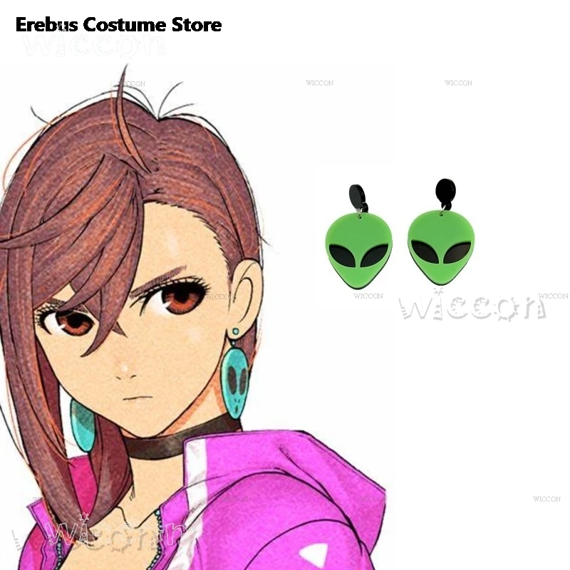 Dandadan Momo Ayase Momo Costume Cosplay Parrucca Orecchino Ragazze Jk Uniformi scolastiche Maglione rosa Vestito Donne Gioco di ruolo Festa di Halloween