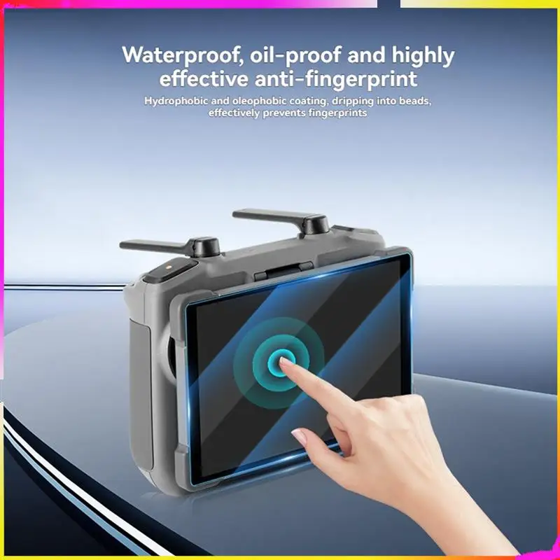 M04K 2 قطعة 9H الزجاج المقسى فيلم ل DJI Mavic 4 برو RC برو 2 التحكم عن بعد HD المضادة للخدش طبقة رقيقة واقية ل RC برو 2 اكسسوارات