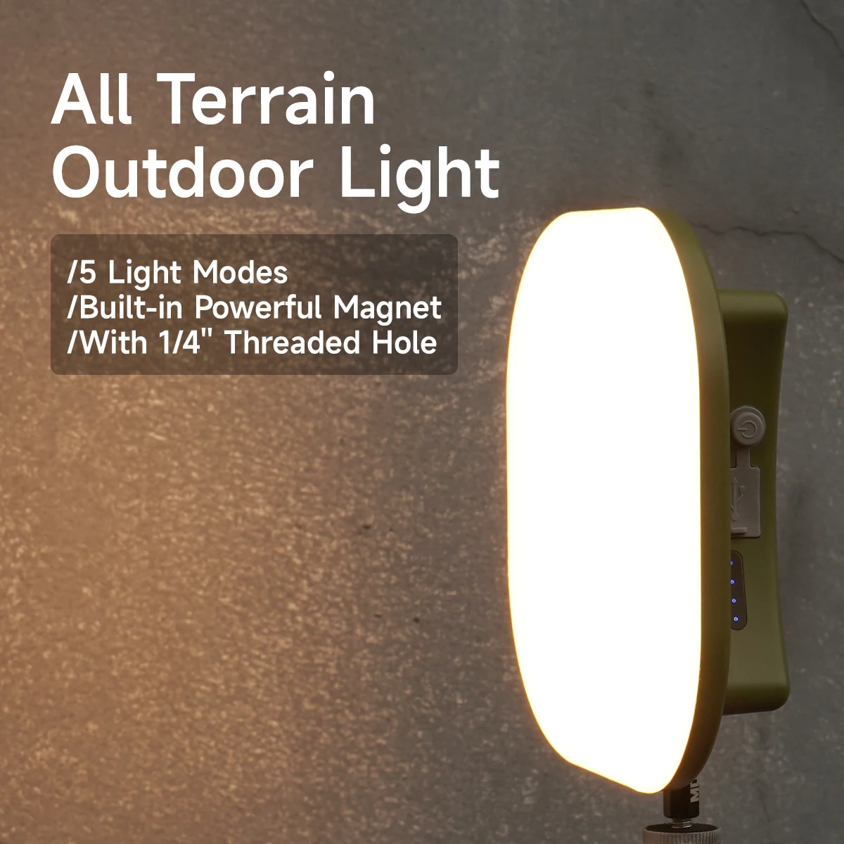 MOSLIGHTING Camping Lighting USB Rechargeable For Outdoor Hanging Tent Lamp Portable Lantern Emergency Light IP65 Waterproof LED