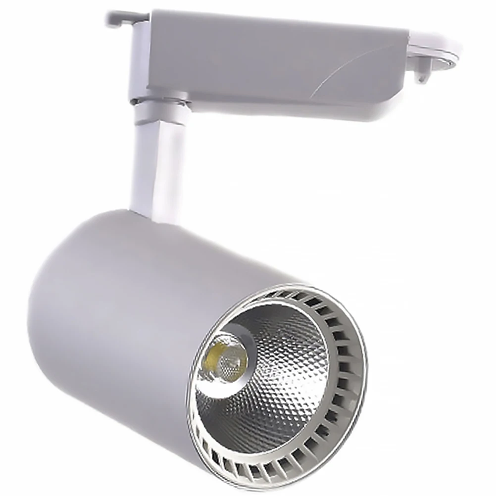 

LED Track Light White Shell 12W Premium LED Chips Adjustable Accent Spotlight for Exhibition Clothing Shop Showcase Lamp