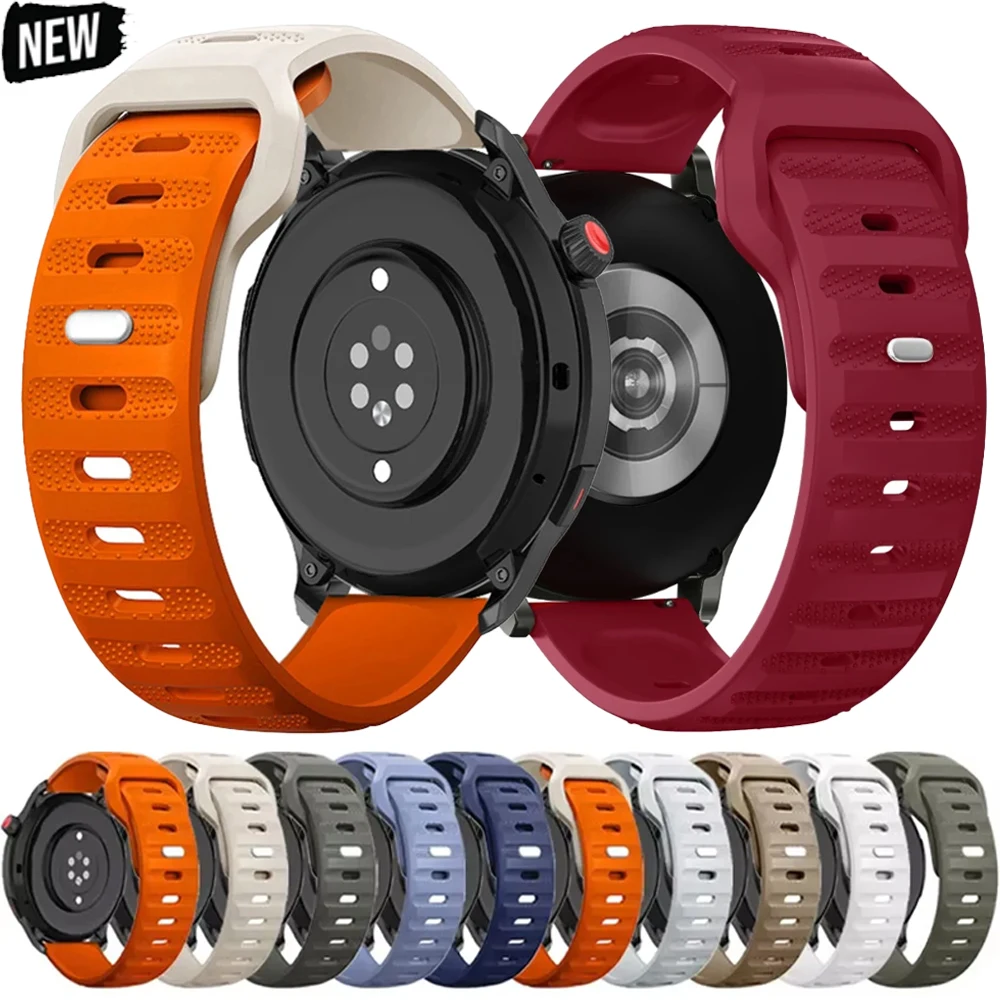 22/20mm Silicone Strap for Huawei Watch GT 7 GT 7 Pro Comfortable Bracelet for Oneplus Watch 4 3 Lite Amazfit Active 2 3 Correa