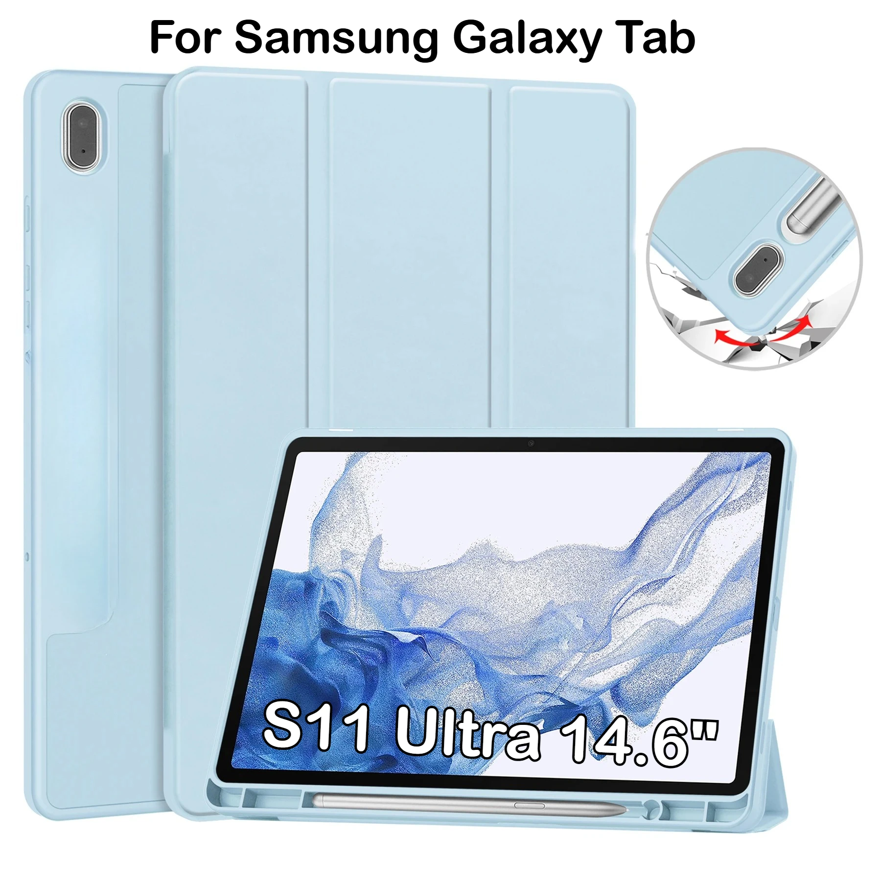 yZ[zSamsung Galaxy Tab S11 Ultra 14.6C`AS8AS10AS9 Ultra 14.6C`AX910AX916AX918AS10 Lite FE 11C`pPUX}[gP[XiSyz_[tJo[j