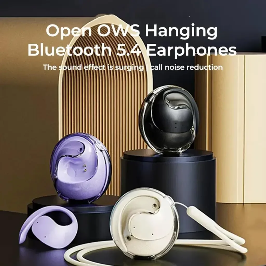 2025 Ows Wireless Bluetooth 5.3 Earphones T26 Long Battery Life Earbuds HIFI Sound Quality Headphone Smart HD Call Headset Gamer