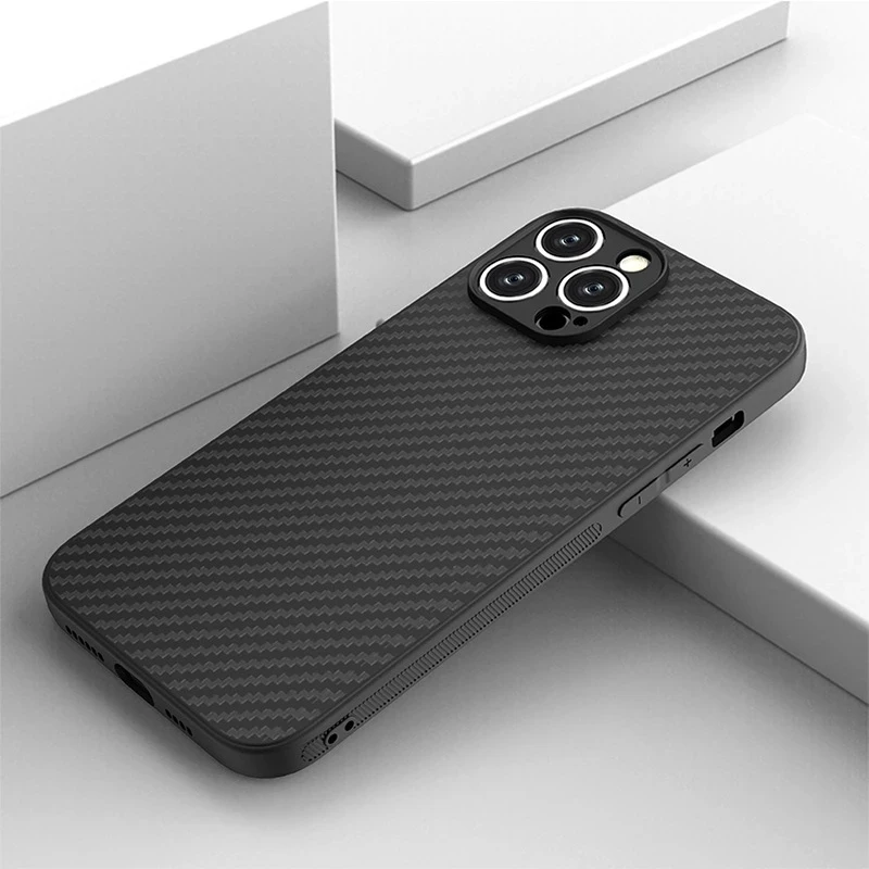 New For Apple iphone 16 13 12 11 14 15 Pro Max 12/13Pro 13MINI 14PLUS Ultra-thin Soft TPU Carbon Fiber protect Back Cover Case