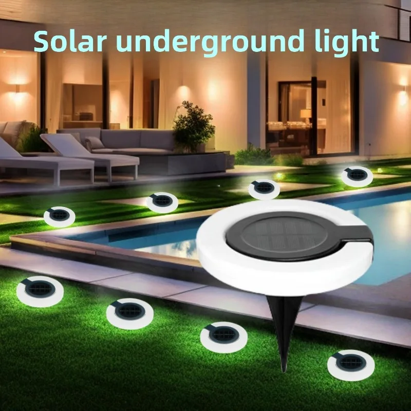 luz-solar-integrada-para-jardim-lampada-dobravel-a-prova-d'agua-e-enterrada-para-quintal-gramado-iluminacao-externa-e-decoracao