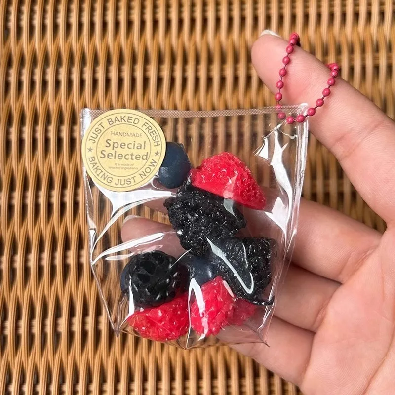 Fun Mochi Squishy Stress Toys Fruit Squeeze Soft Sensory Toy Anti Stress Ball Pendant Keychain Party Favors Backpack Decor Gift