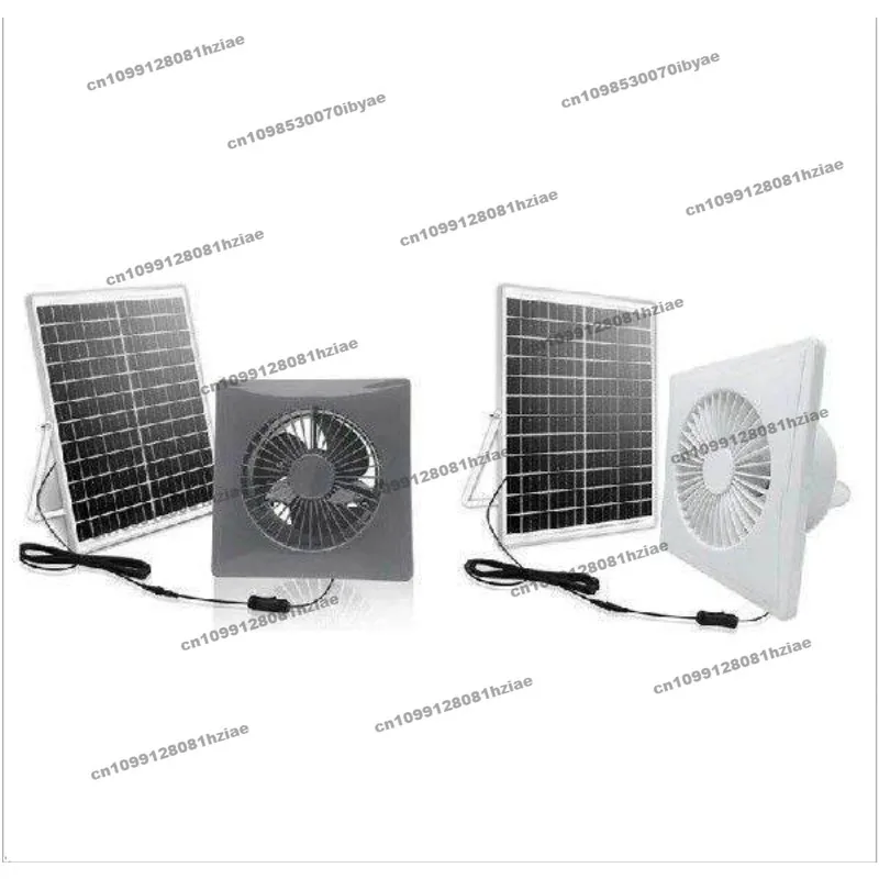 FOR Ventilation 6-Inch High-Speed Solar Silent Fan with 8W