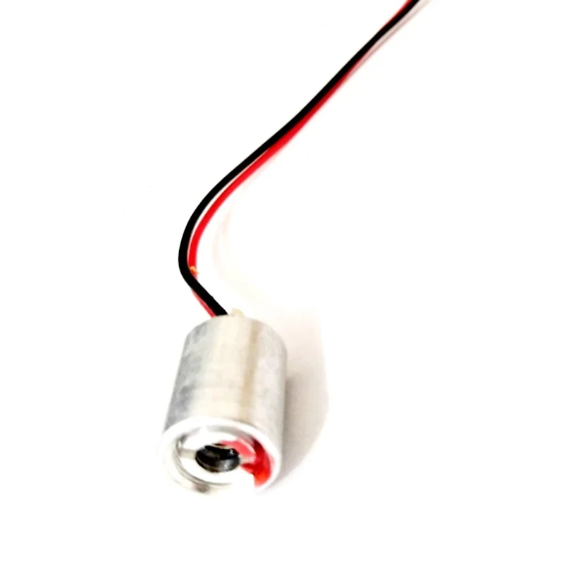 Mini Módulo de diodo de punto láser rojo, 650nm, 80mw, 12mm x 15mm, 2,5 V