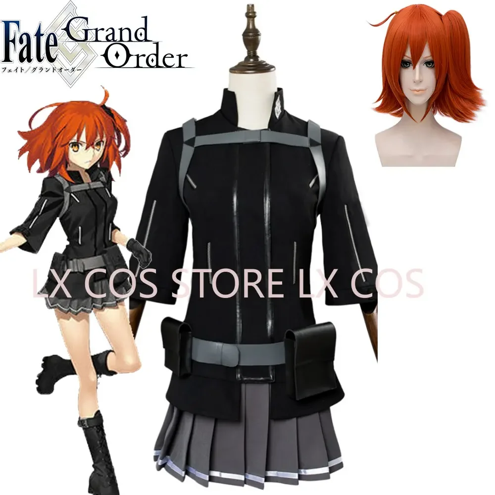 Anime FGO Fate Grand Order Cosplay Fujimaru Ritsuka Costume Adult Outfits Uniform Halloween Party Women Uniform Cos