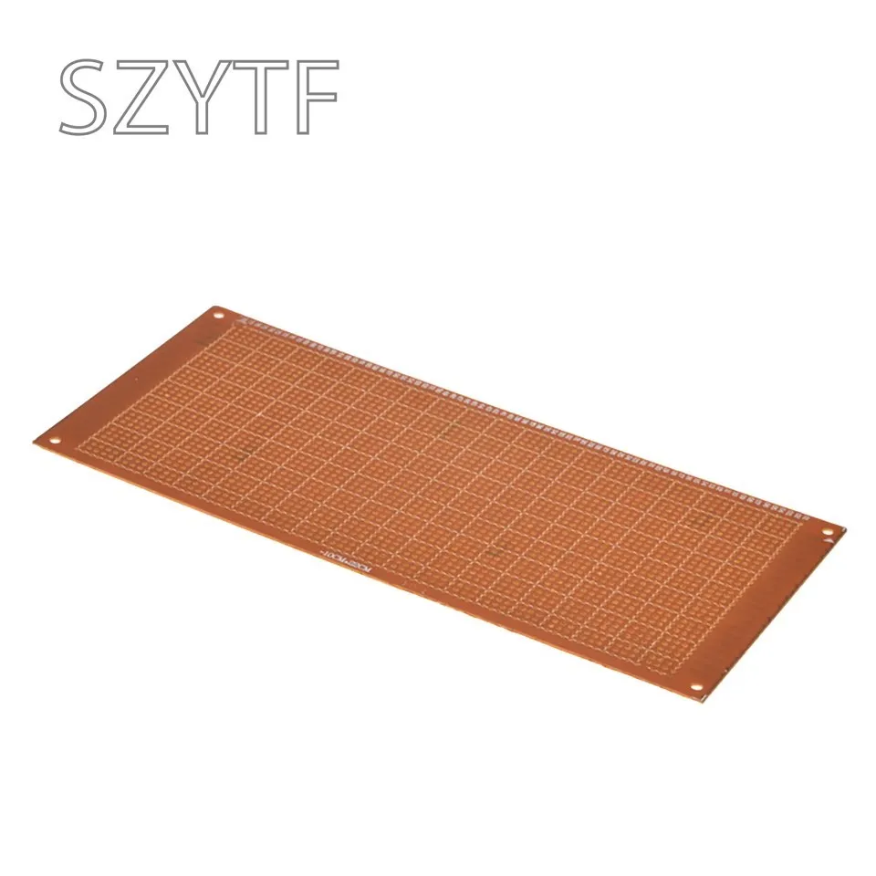 5pcs/lot 10*22CM universal circuit board 10X22cm single-sided hole board PCB bakelite 1.2MM thick 2.54MM spacing