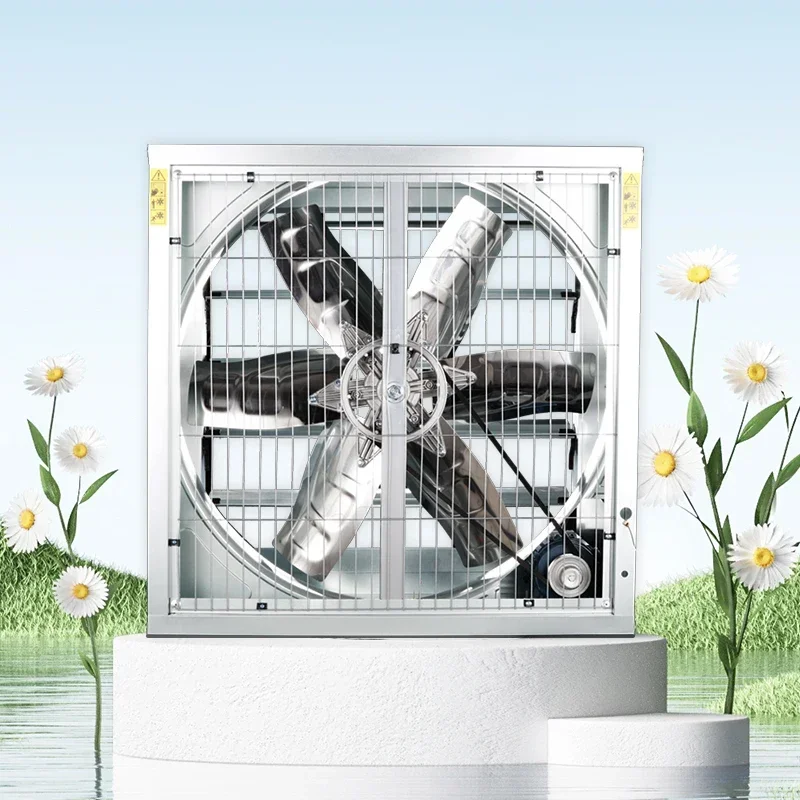 YYHC-40 * 40CM industrial exhaust fan, cost-effective, powerful ventilation fan, galvanized wall fan