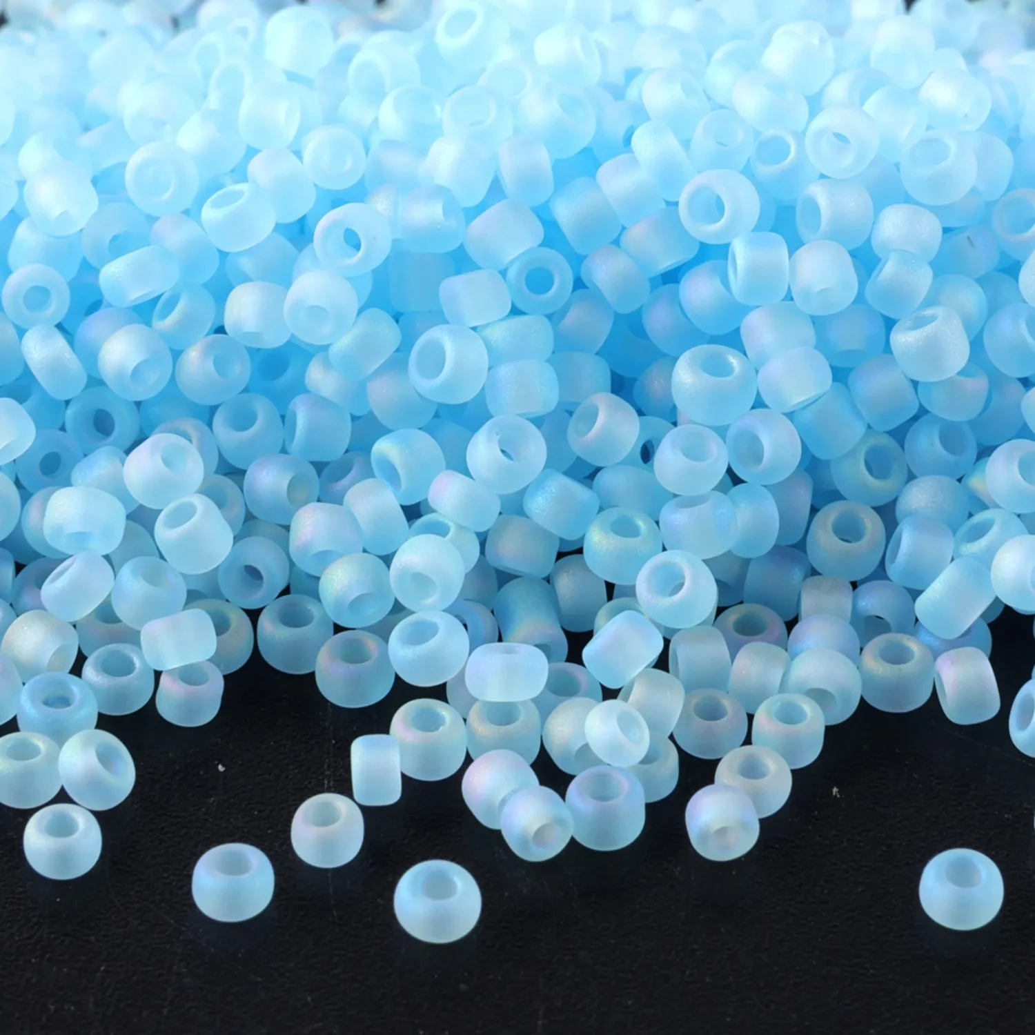 Hochwertige CJ 11/0 Mattierte Rocailles-Perlen für Schmuckherstellung, 10g/Röhrchen, Geeignet für Alle Arten von DIY-Bastelarbeiten – Detail 17