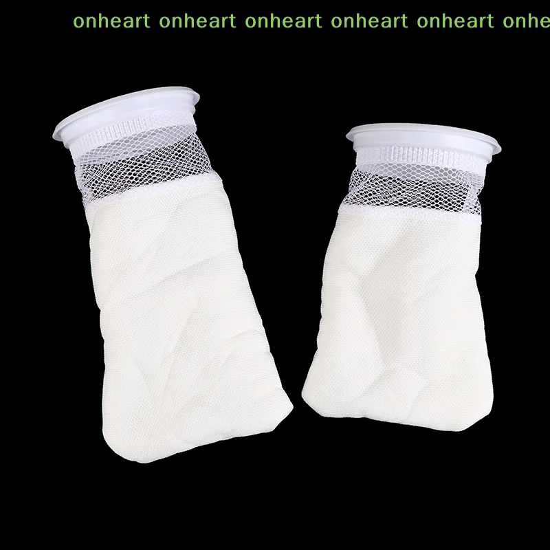 Anti Overflow Aquarium Filter Bag Honeycomb Type Washable Reusable Mesh Foam Carpet Sock Bag For Fish Marine Filtration System view 5