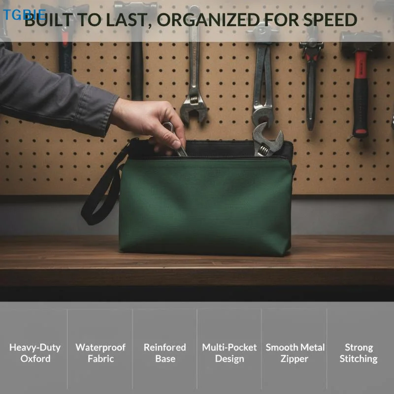 [TL]1PC Multi-Functional Handheld Tool Kit Storage Bag Waterproof Heavy Duty Organizer for Electrician Outdoor Work