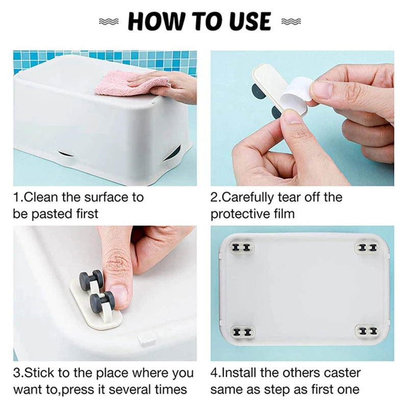 粘着ホイールキャスター、ホイールボックスのカート、プラスチックホイールの貼り付け、粘着キャスター