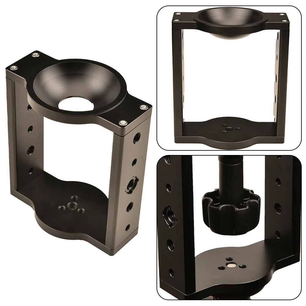 

65mm 75mm Bowl Adapter System 10 Kg Load Capacity Ball Bowl Adapter 1/4In and 3/8In Threaded Holes for Camera Tripod Fluid Head