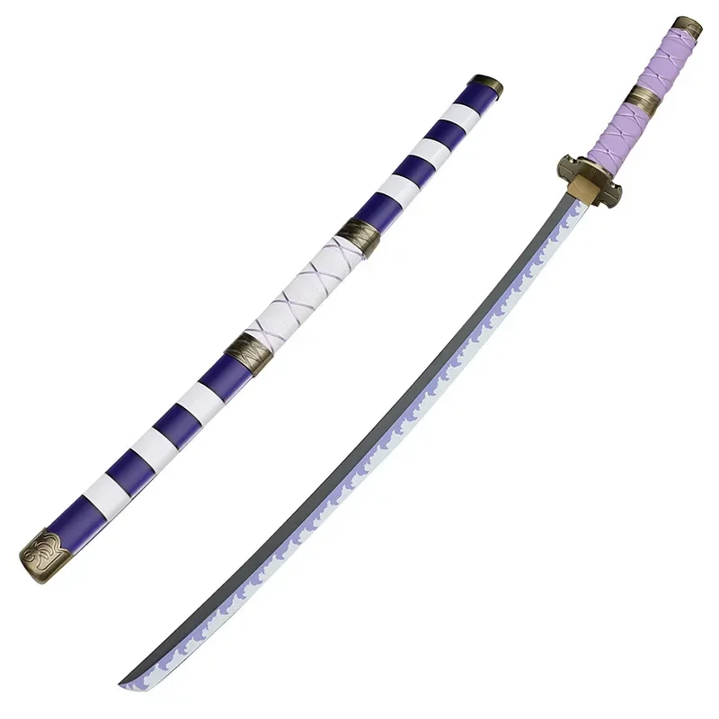 Role Playing Anime Roronoa Zoro Katana 104cm Bamboo Assembled Sword Cosplay Second Kitetsu Superb 41inch Weapon Model