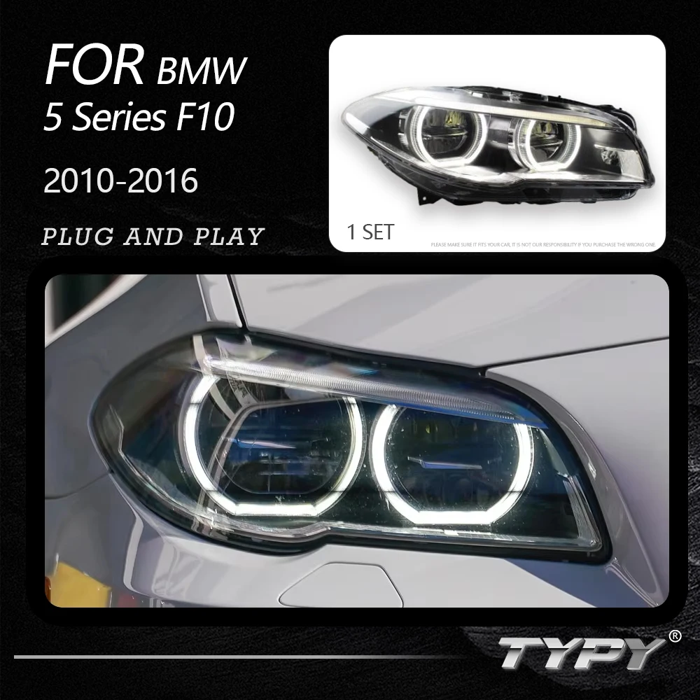 TYPY Car Headlights For BMW 5 Series F10 2010-2016 LED Car Lamps Daytime Running Lights Dynamic Turn Signals Car Accessories