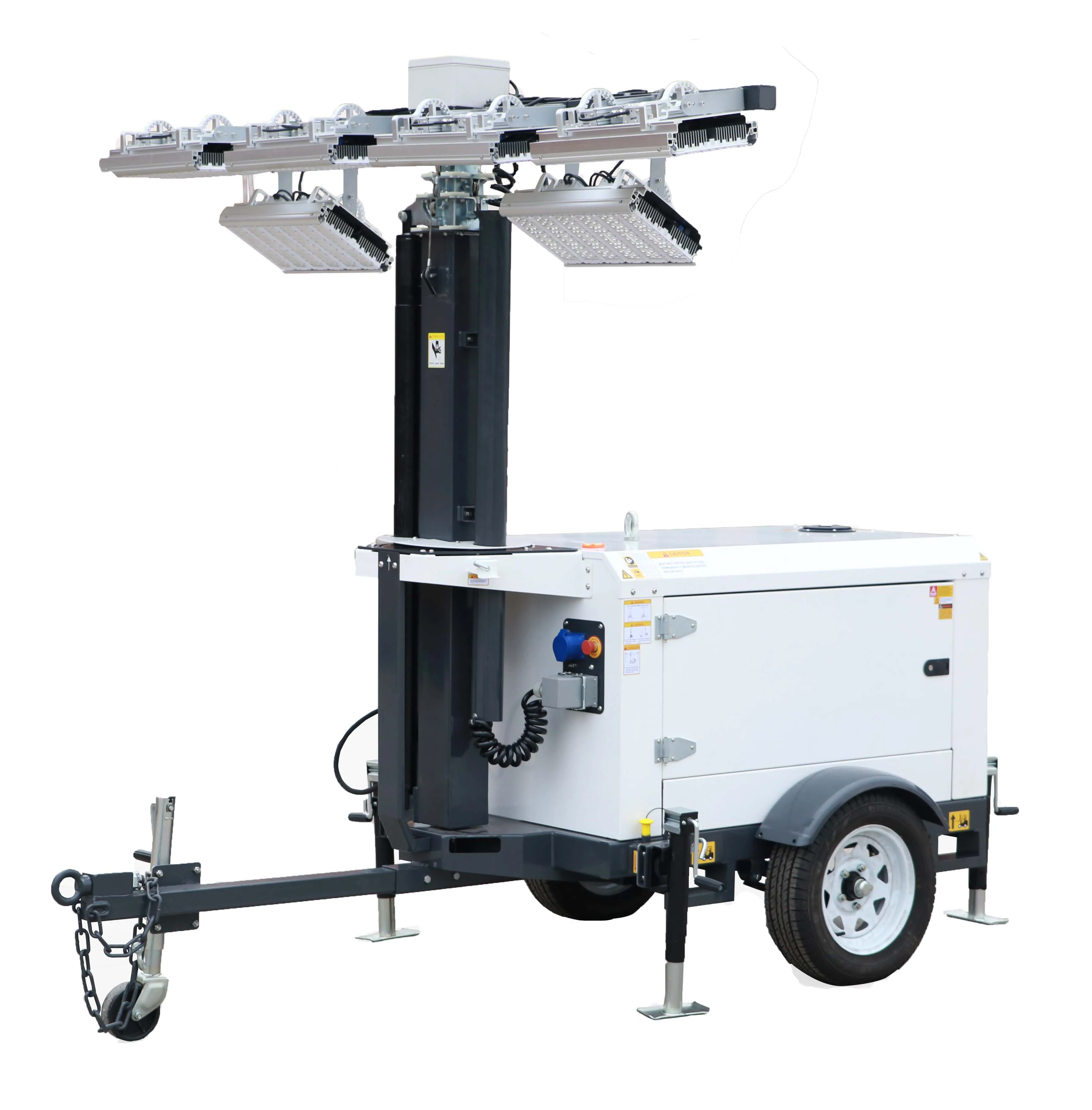 Small Portable Mini Bore Well Drilling Machine Price diesel Light Tower