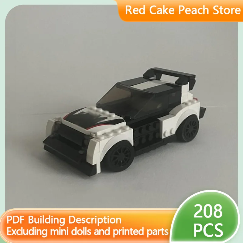 

Speed Racing Car Model MOC Building Bricks 6R4 Rally Racing Modular Technology Children Holiday Gifts Assemble Toys Suit