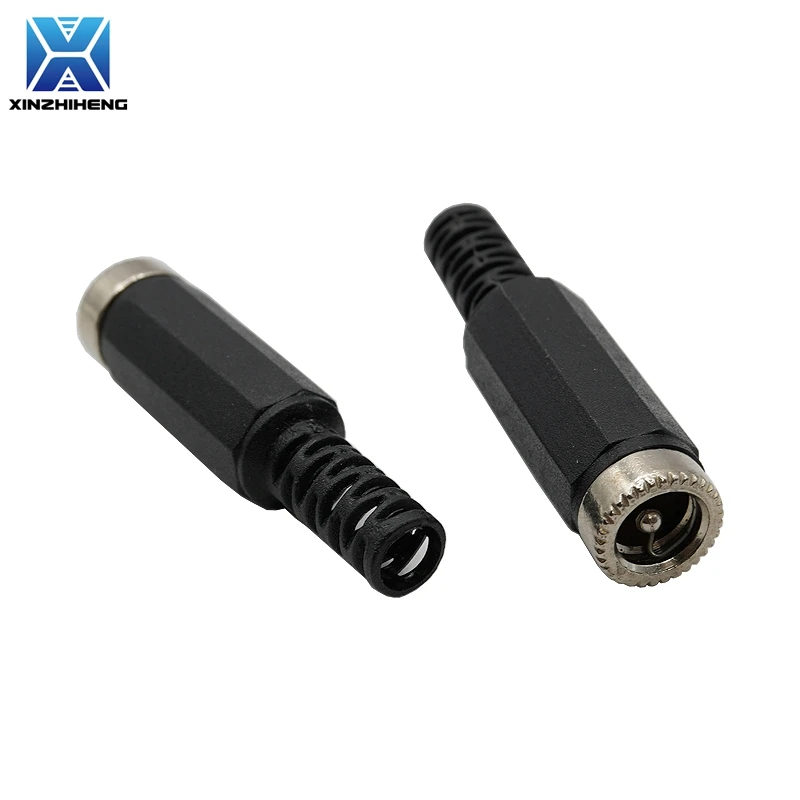 10pcs DC005 5.5*2.1mm DC Power Jack Plug 5.5*2.5mm Male/Female Socket Panel Mount Adapter Connectors 5.5x2.1mm / 5.5x2.5mm view 4
