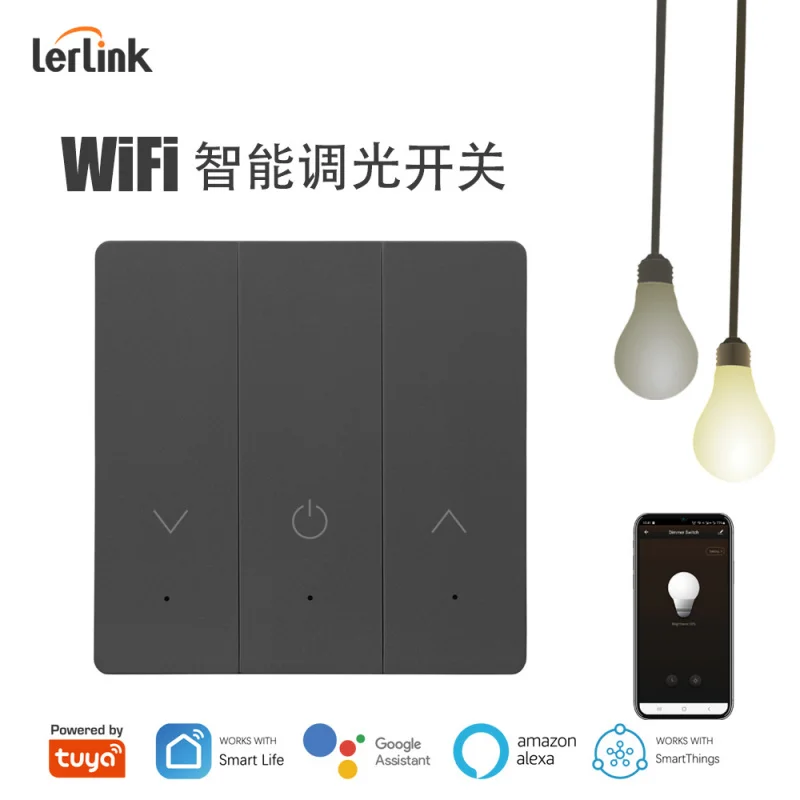 Graffiti Dimmer switch WiFiDirect Connection Mobile Phone Remote Voice Control Light Adjustment